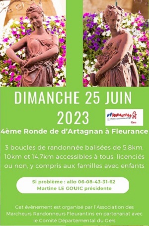 25ème Rallye Pédestre à Condom le 16 avril 2023